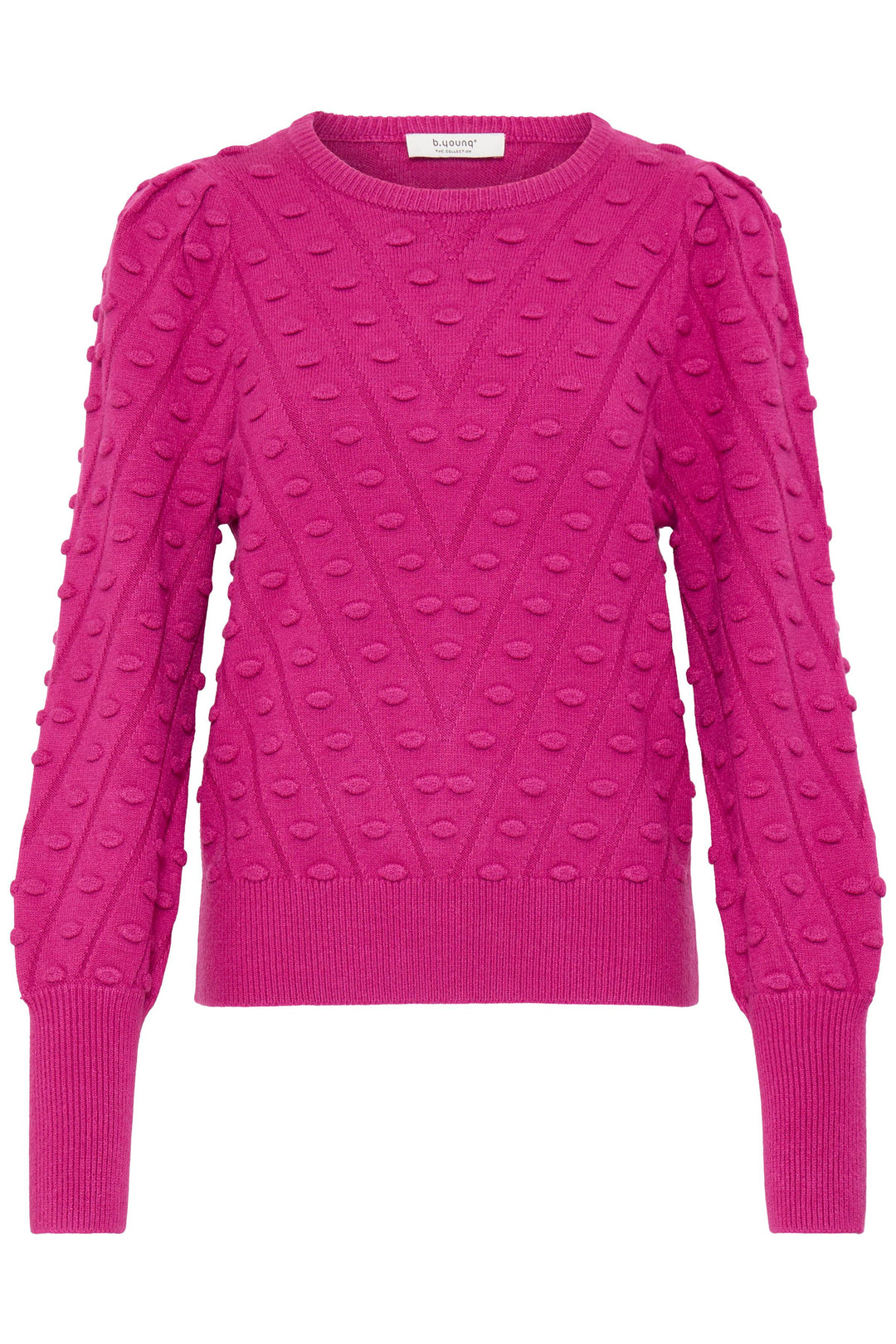 Byoung Fuchsia Manina Texture Jumper