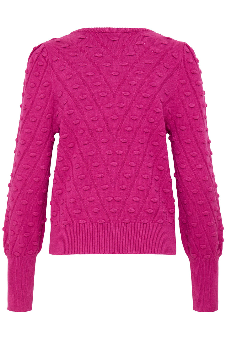 Byoung Fuchsia Manina Texture Jumper