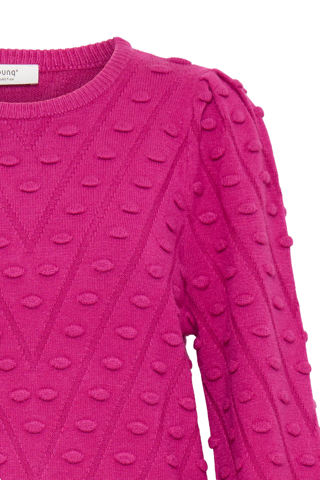 Byoung Fuchsia Manina Texture Jumper