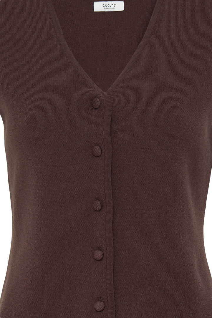 Byoung Brown Otari Button Top