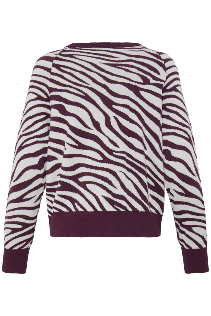 Byoung Fig Zebra Morla ONeck Top