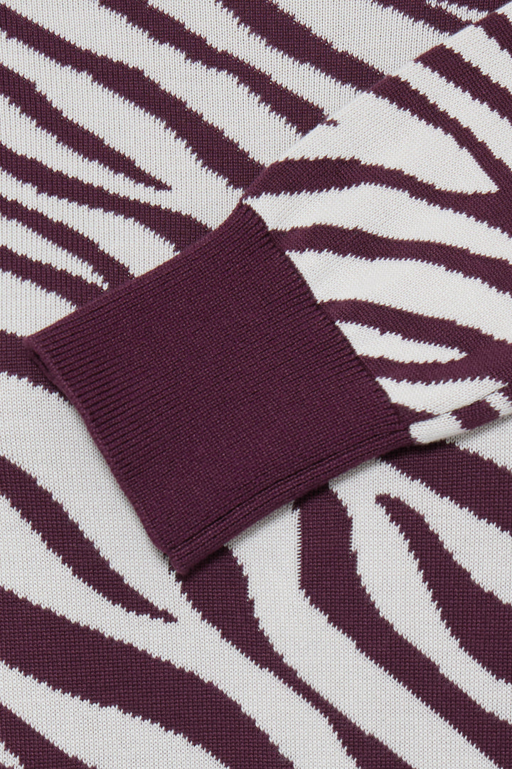 Byoung Fig Zebra Morla ONeck Top