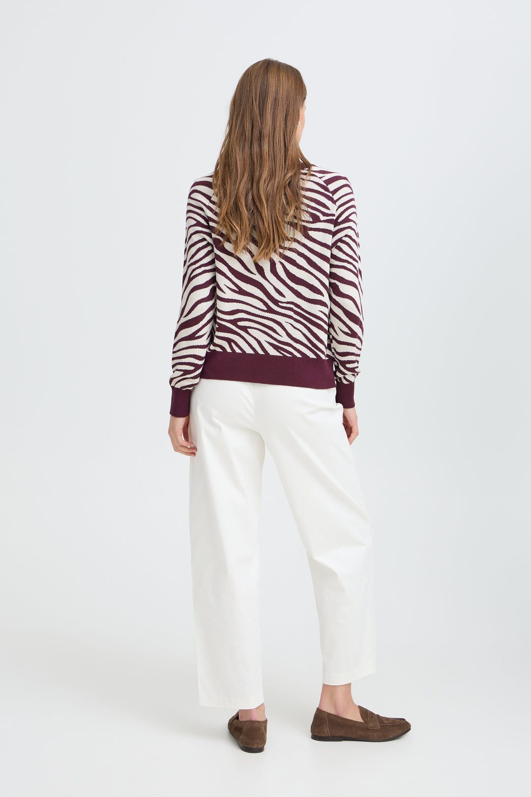 Byoung Fig Zebra Morla ONeck Top