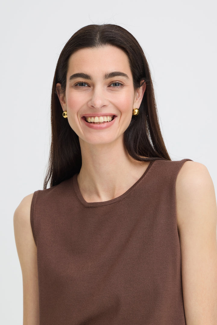 Byoung Brown Morla Sleeveless Top