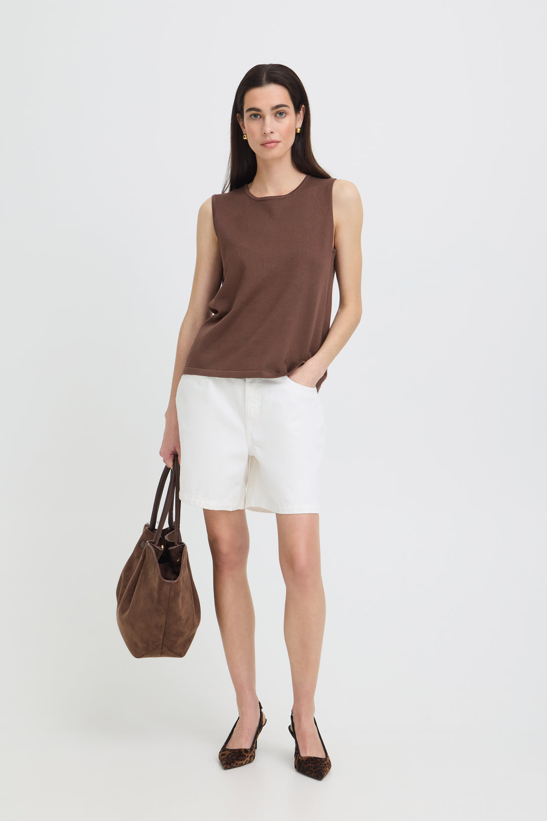 Byoung Brown Morla Sleeveless Top
