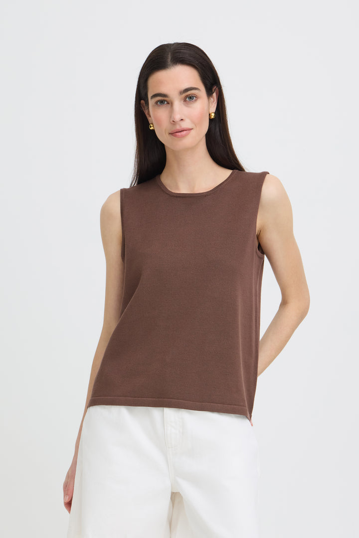 Byoung Brown Morla Sleeveless Top
