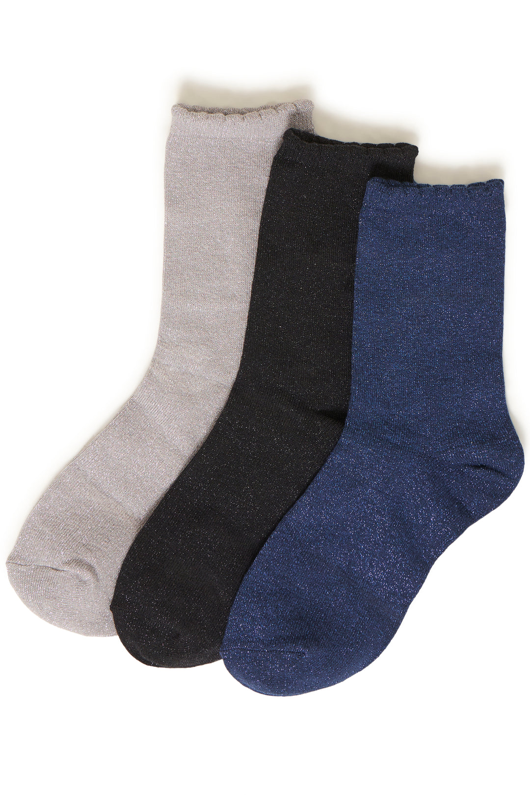 Byoung Pack 3 Lurex Socks - Various Colours