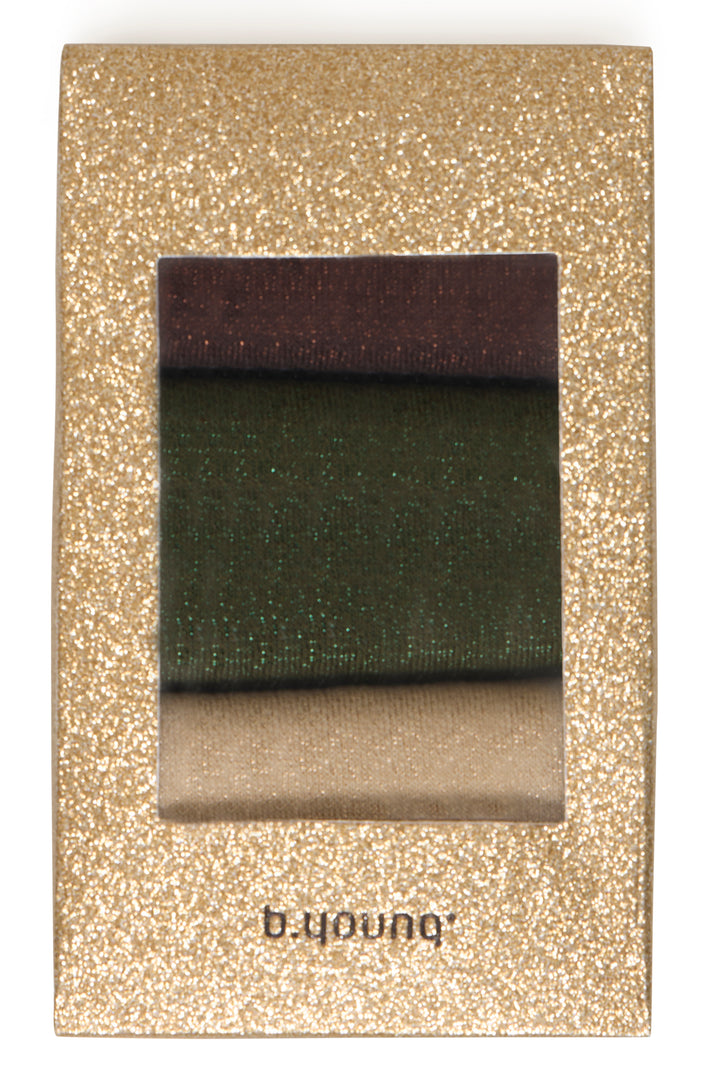 Byoung Pack 3 Lurex Socks - Various Colours