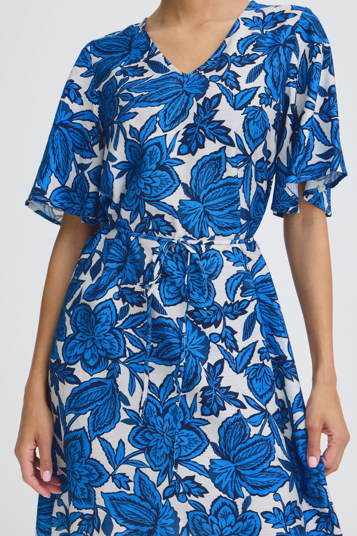 Byoung Cobalt Floral Ikaia Dress