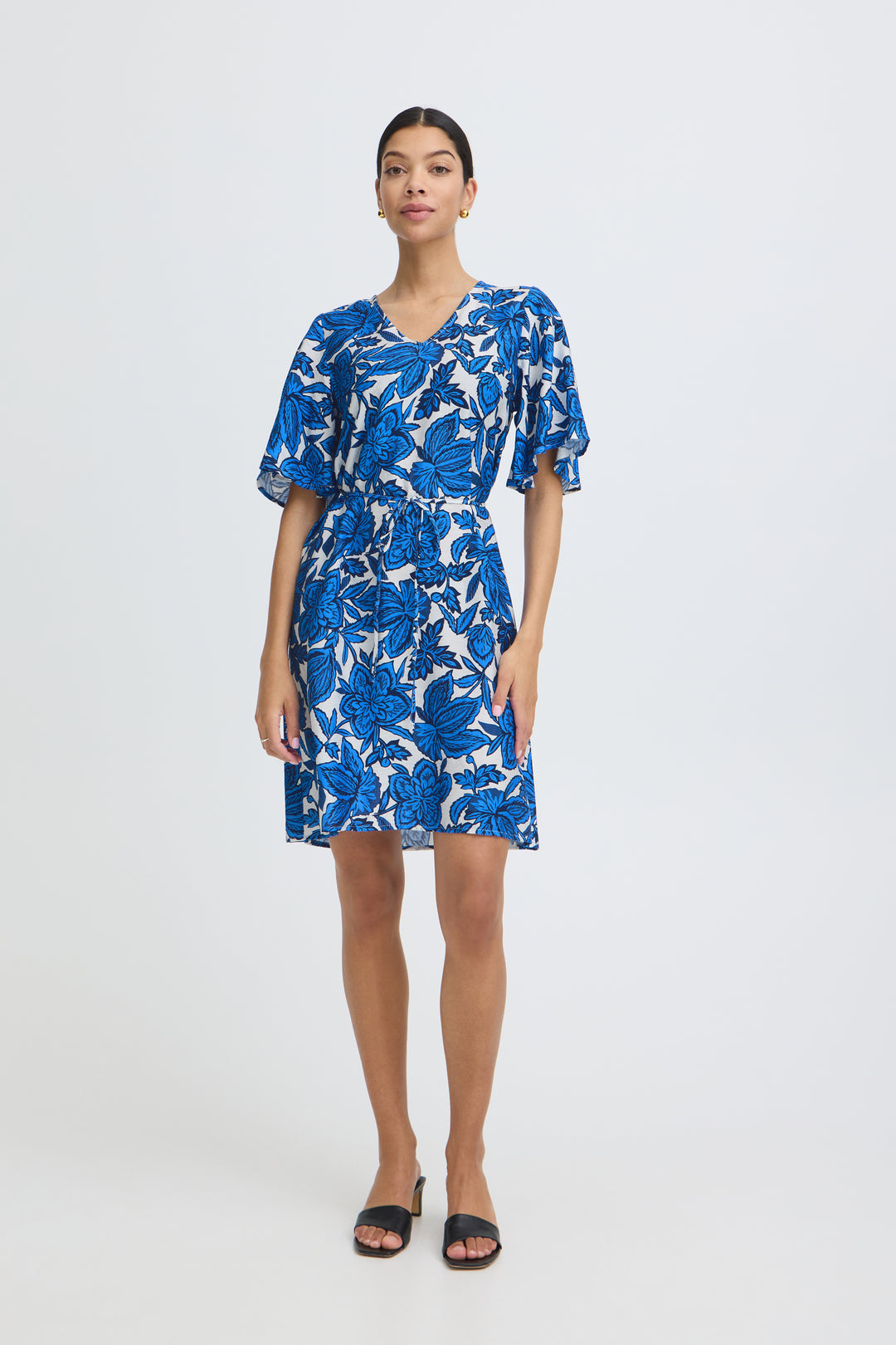 Byoung Cobalt Floral Ikaia Dress