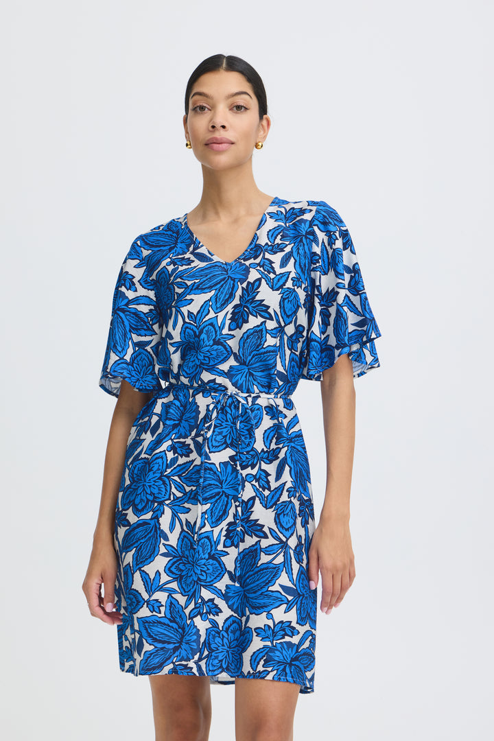 Byoung Cobalt Floral Ikaia Dress