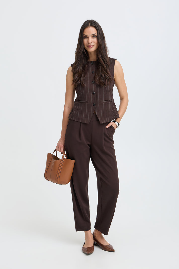 Byoung Chocolate Pusti Barrel Trousers