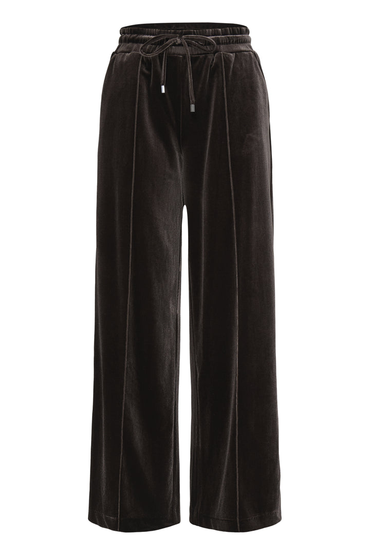 BYoung Brown Velour Trousers
