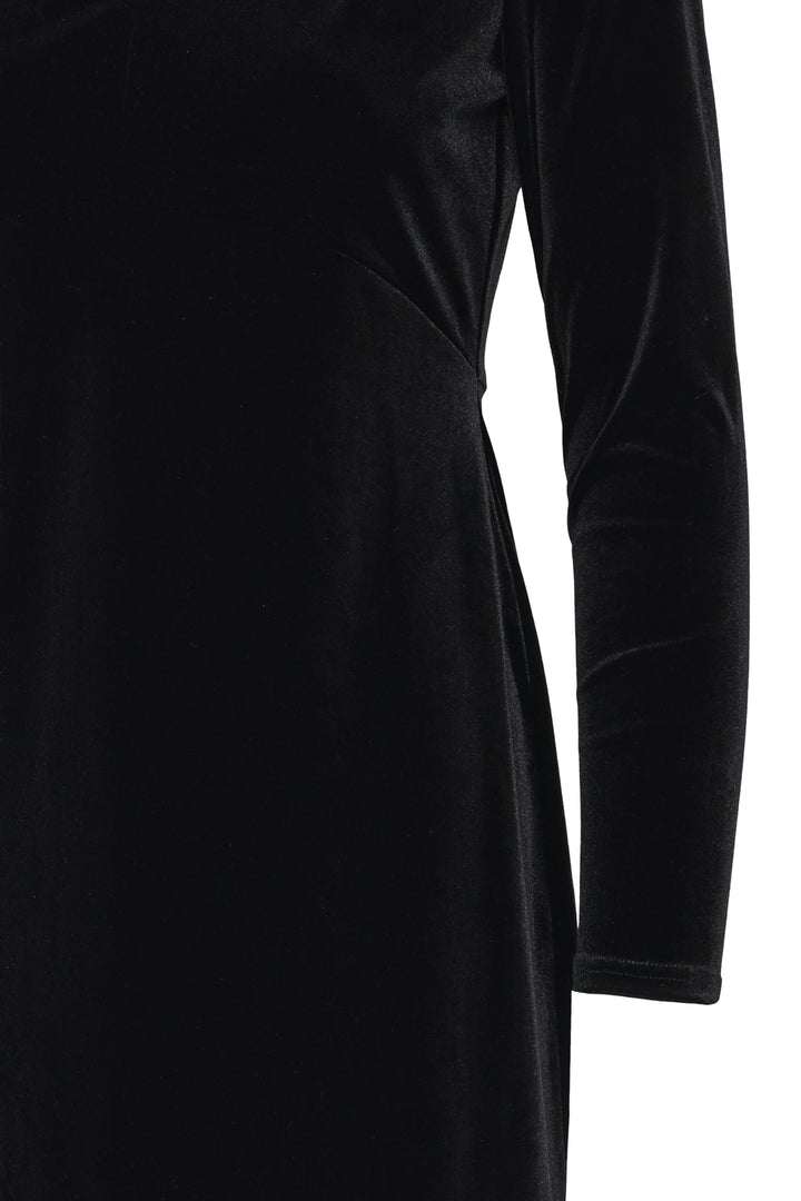 BYoung Black Perlina Velvet Dress