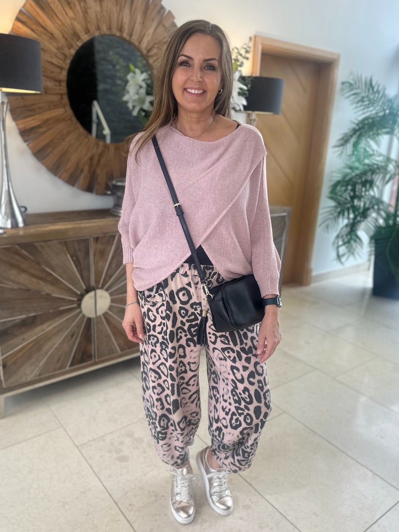 Pink Jaguar Cocoon Trousers