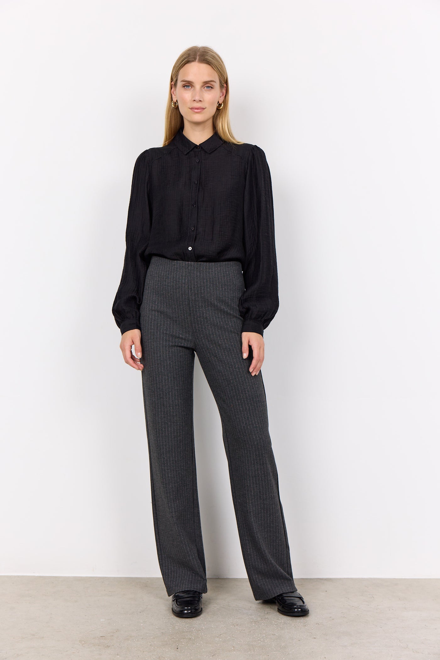 SC Grey Pinstripe Iva Trousers