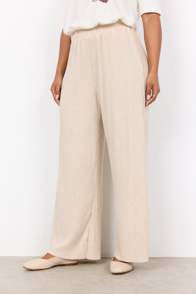 SC Cream Ribbed Inas Trousers