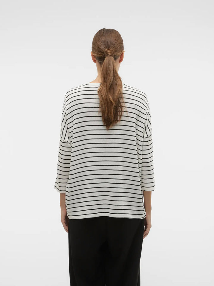 Vero Moda Stripe Brianna 3/4 Top