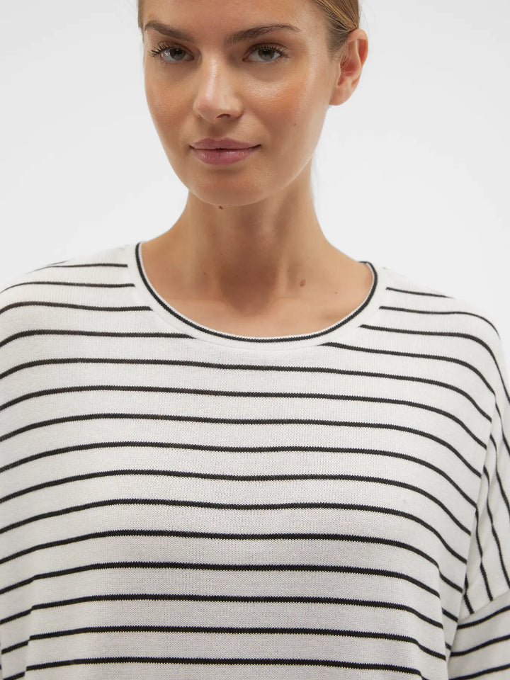 Vero Moda Stripe Brianna 3/4 Top