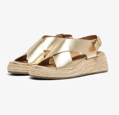ONLY Gold Minerva Wedges