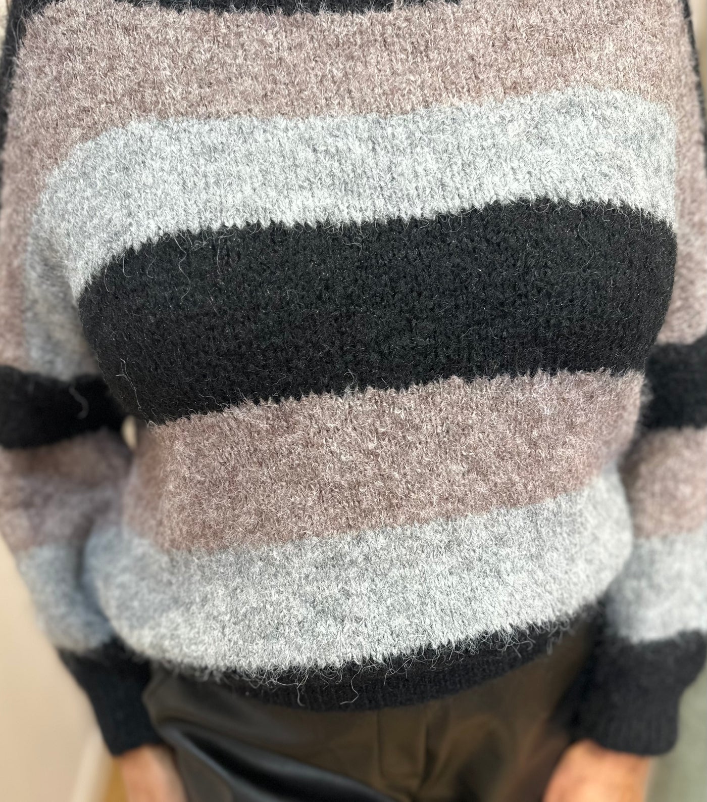 Black Stripe Jumper