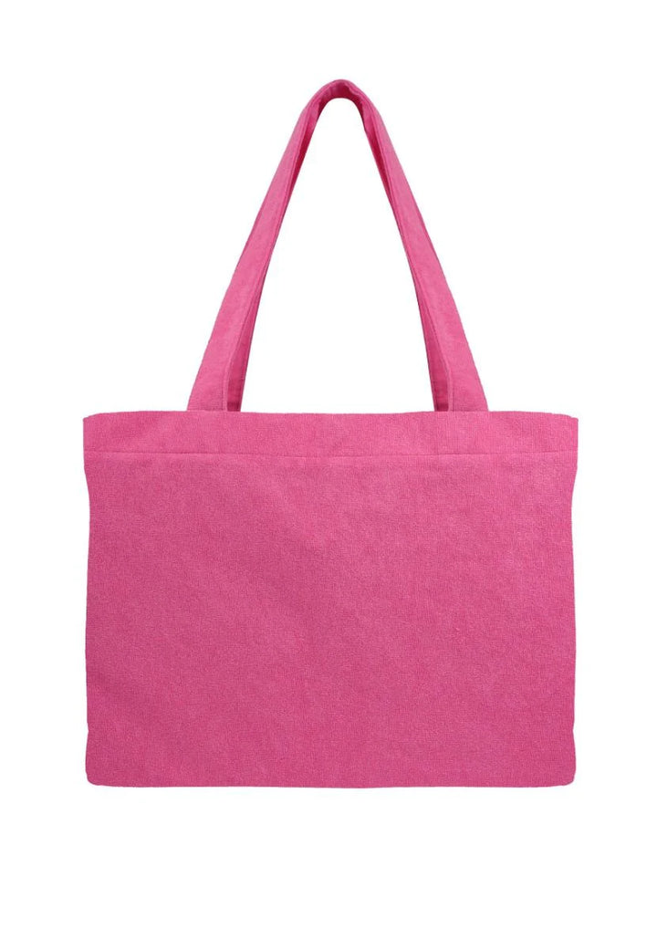 Pink Sunrise Towelling Tote Bag