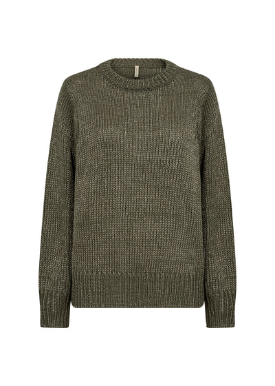 SC Khaki Lurex Nalikka Jumper