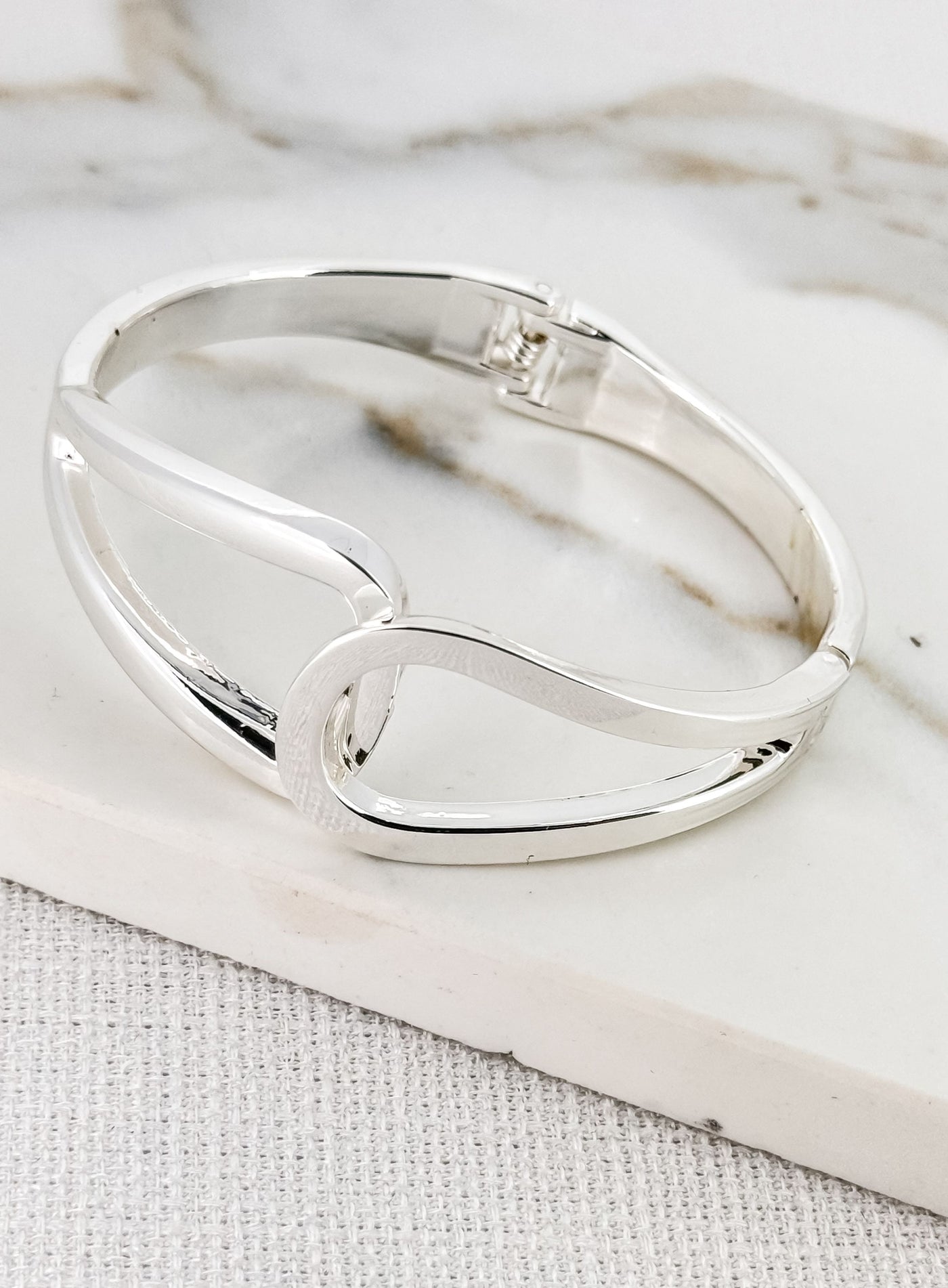 Silver Loop Bangle