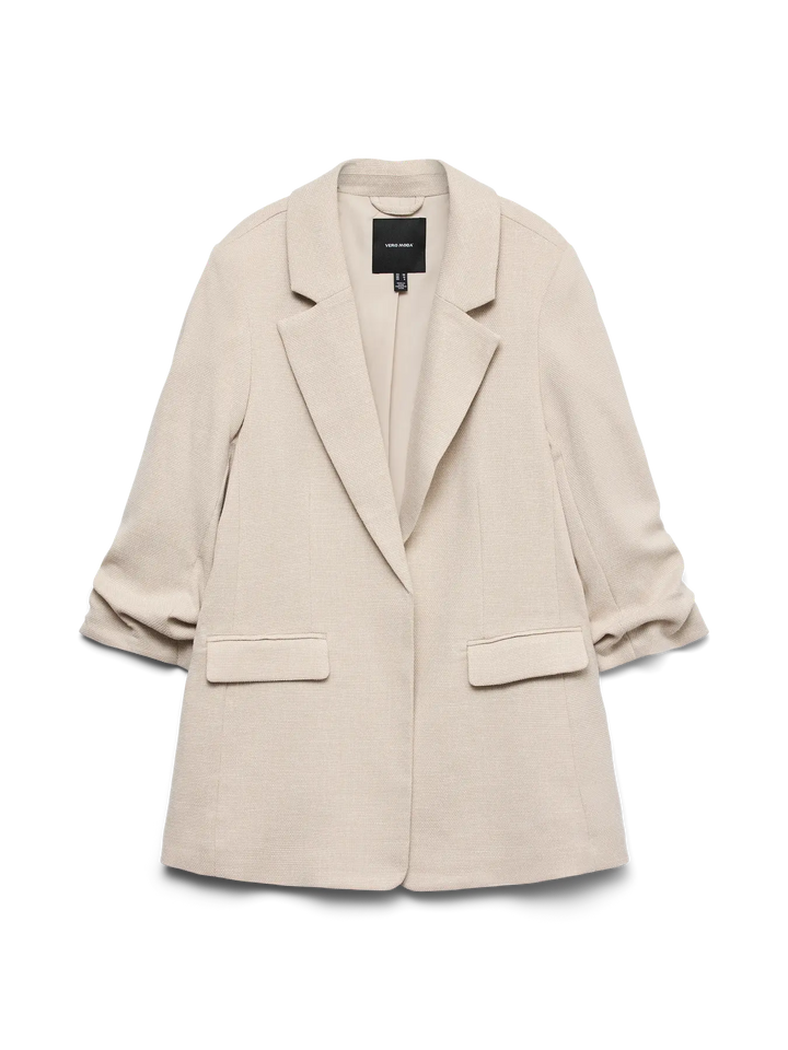 VM Oatmeal Textured Blazer