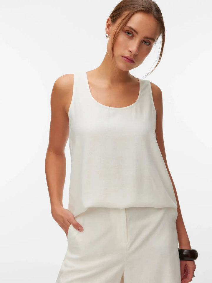 Vero Moda Off White Milo Vest