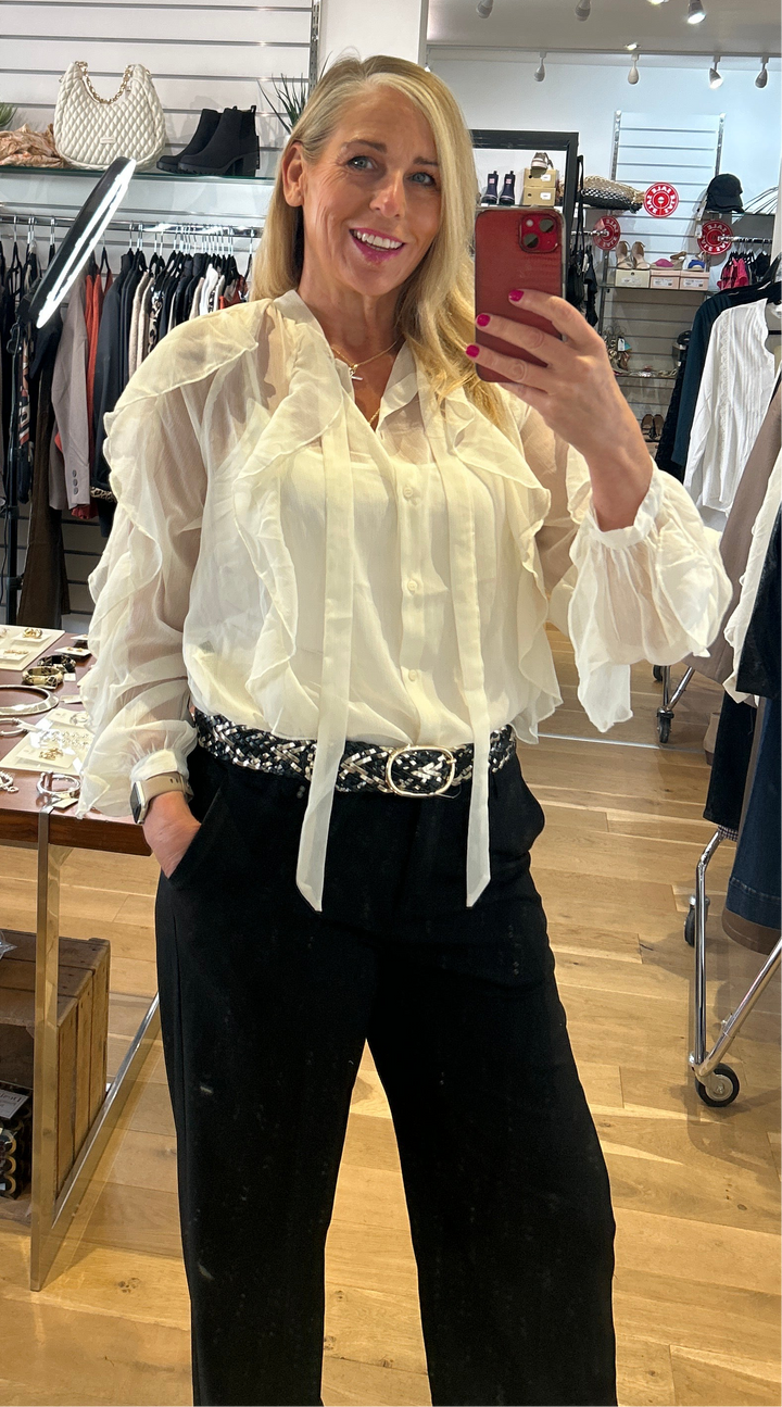 ONLY Birch Taryn Blouse