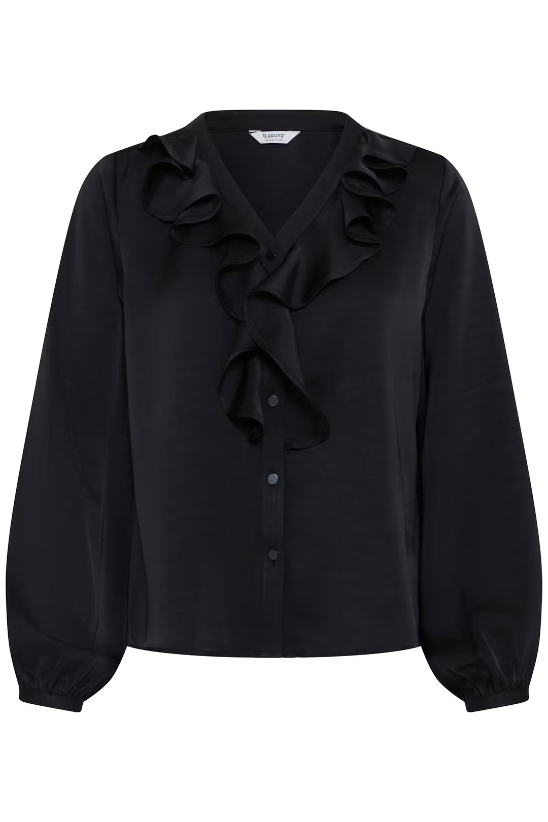 BYoung Black Isa Satin Blouse