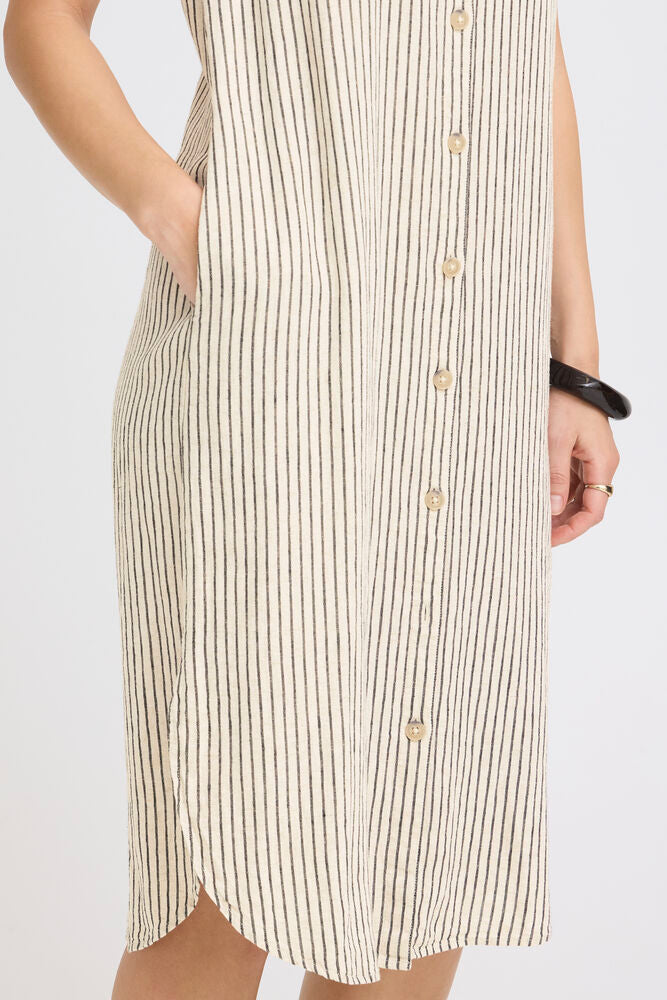 Byoung Falakka Stripe Linen Dress