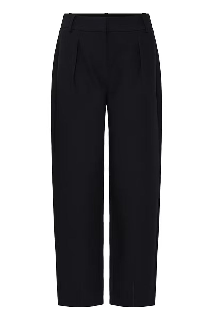 BYoung Black Barrel Trousers