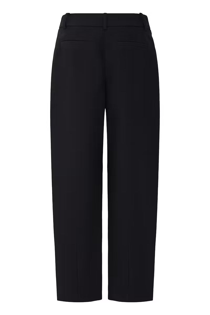 BYoung Black Barrel Trousers