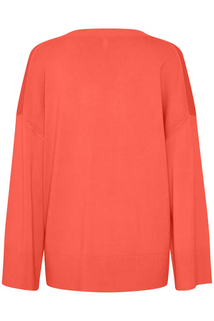 BYoung Cayenne V Neck Morla Top