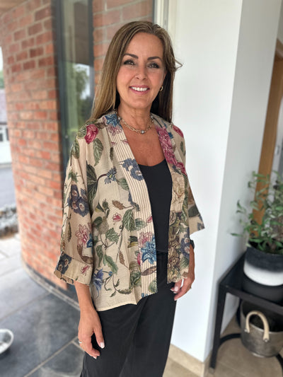 Stone Primula Kimono