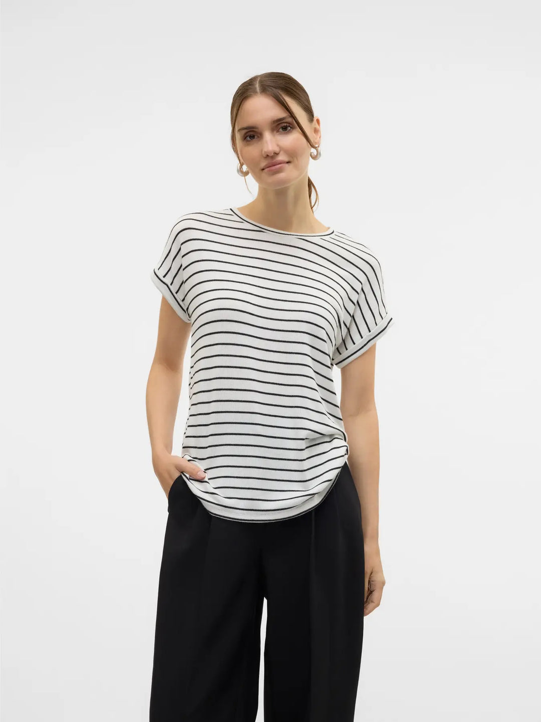 Vero Moda Stripe Brianna S/S Top