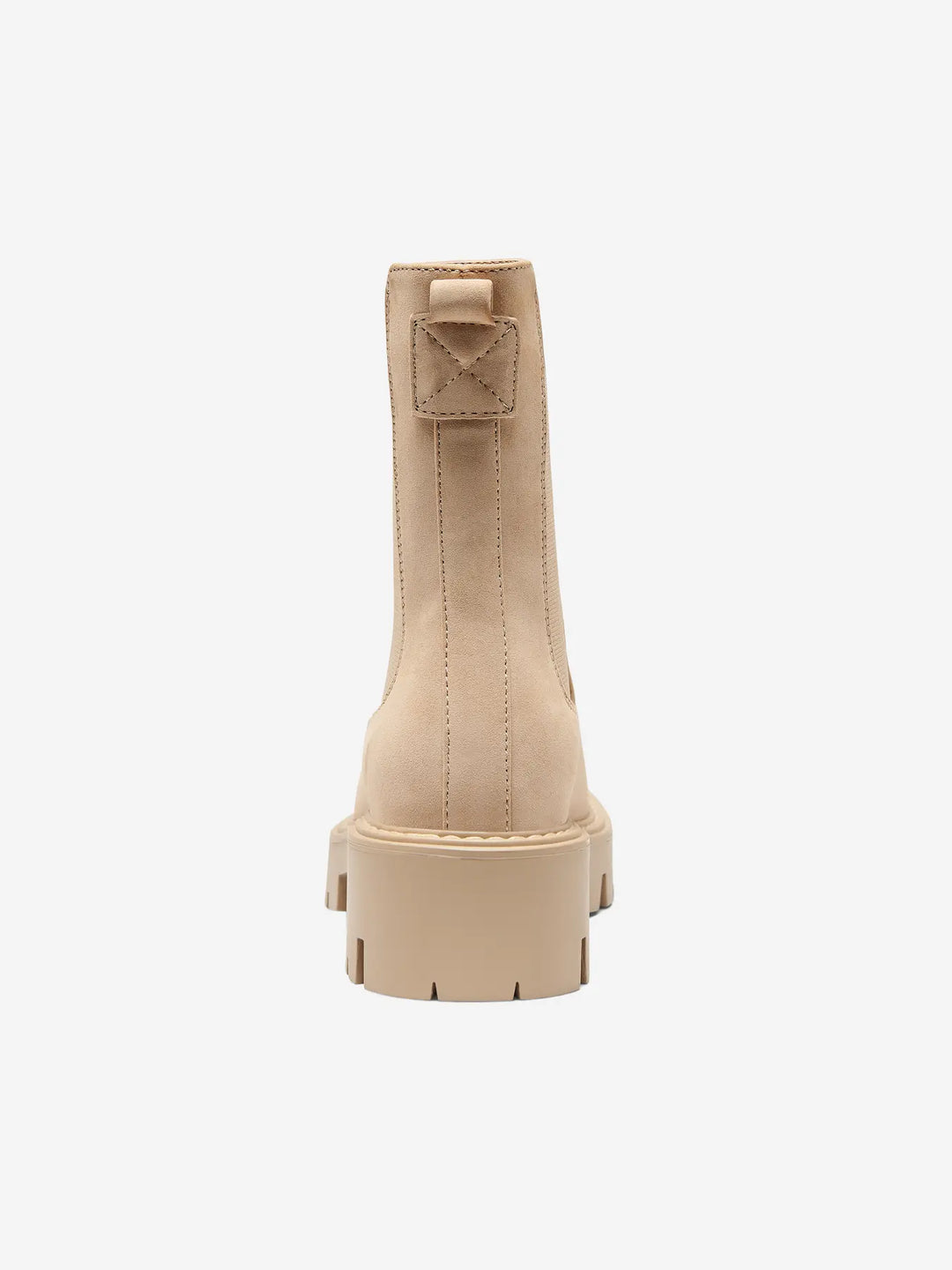 Camel Faux Suede Ankle Boots