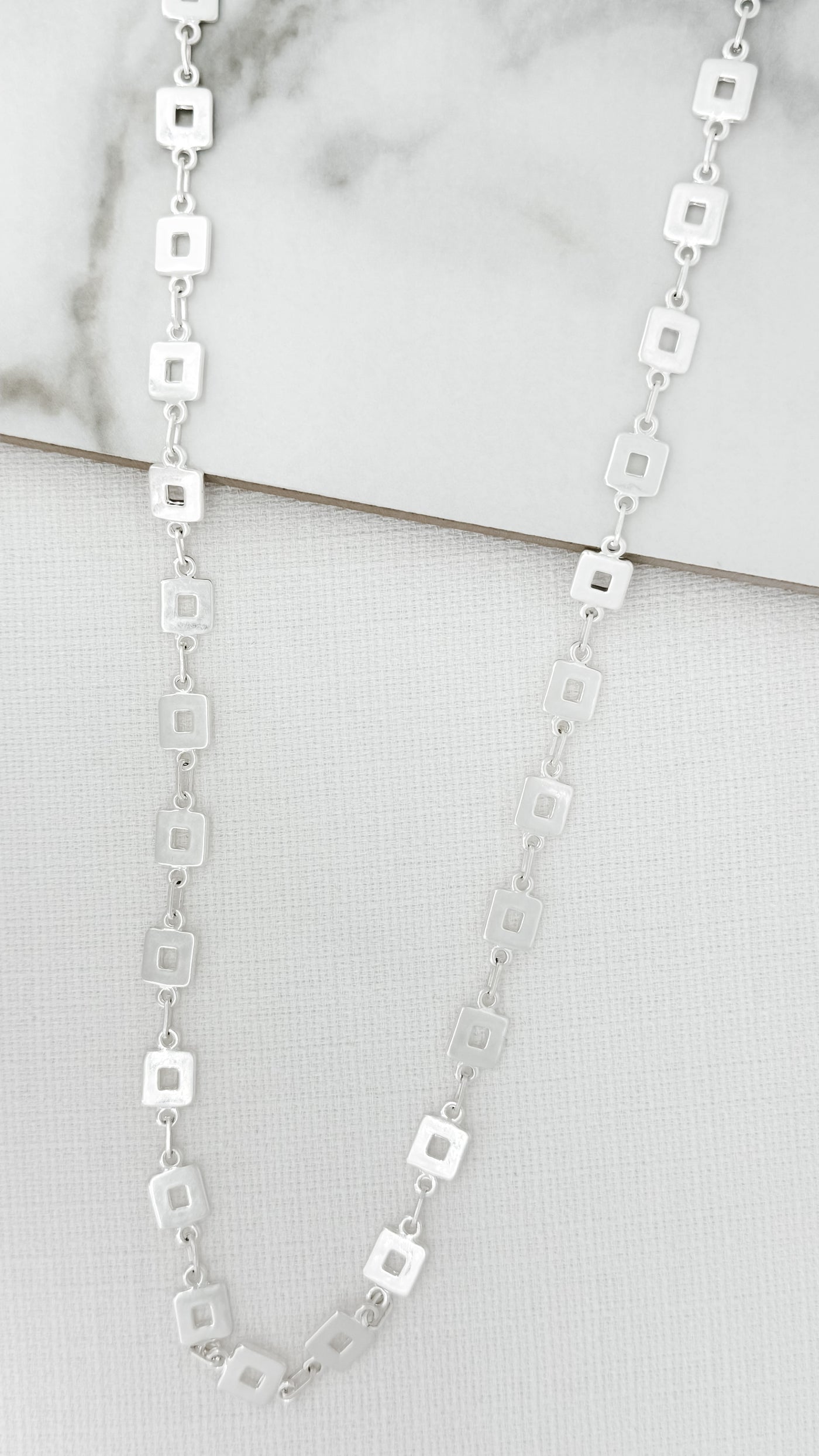 Silver Trinny Long Necklace