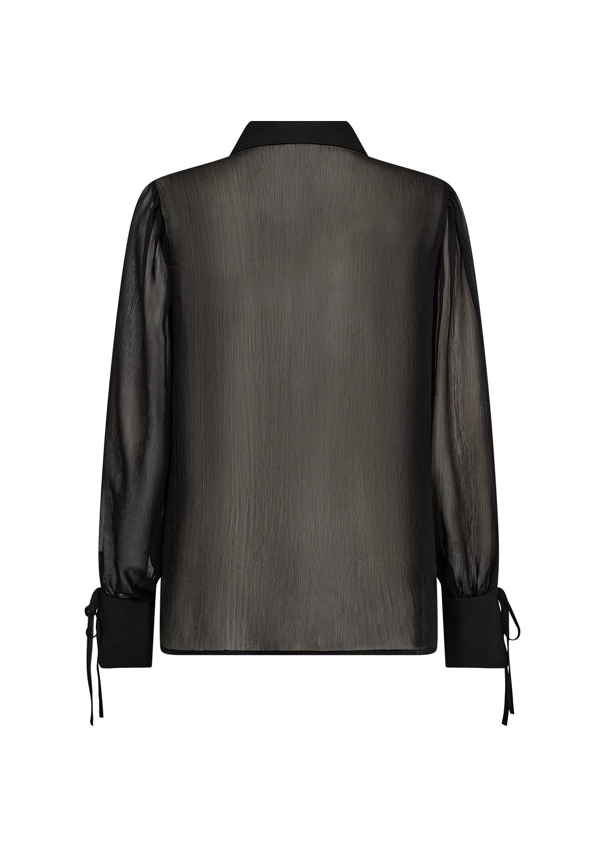 SC Black Semi Sheer Naia Blouse