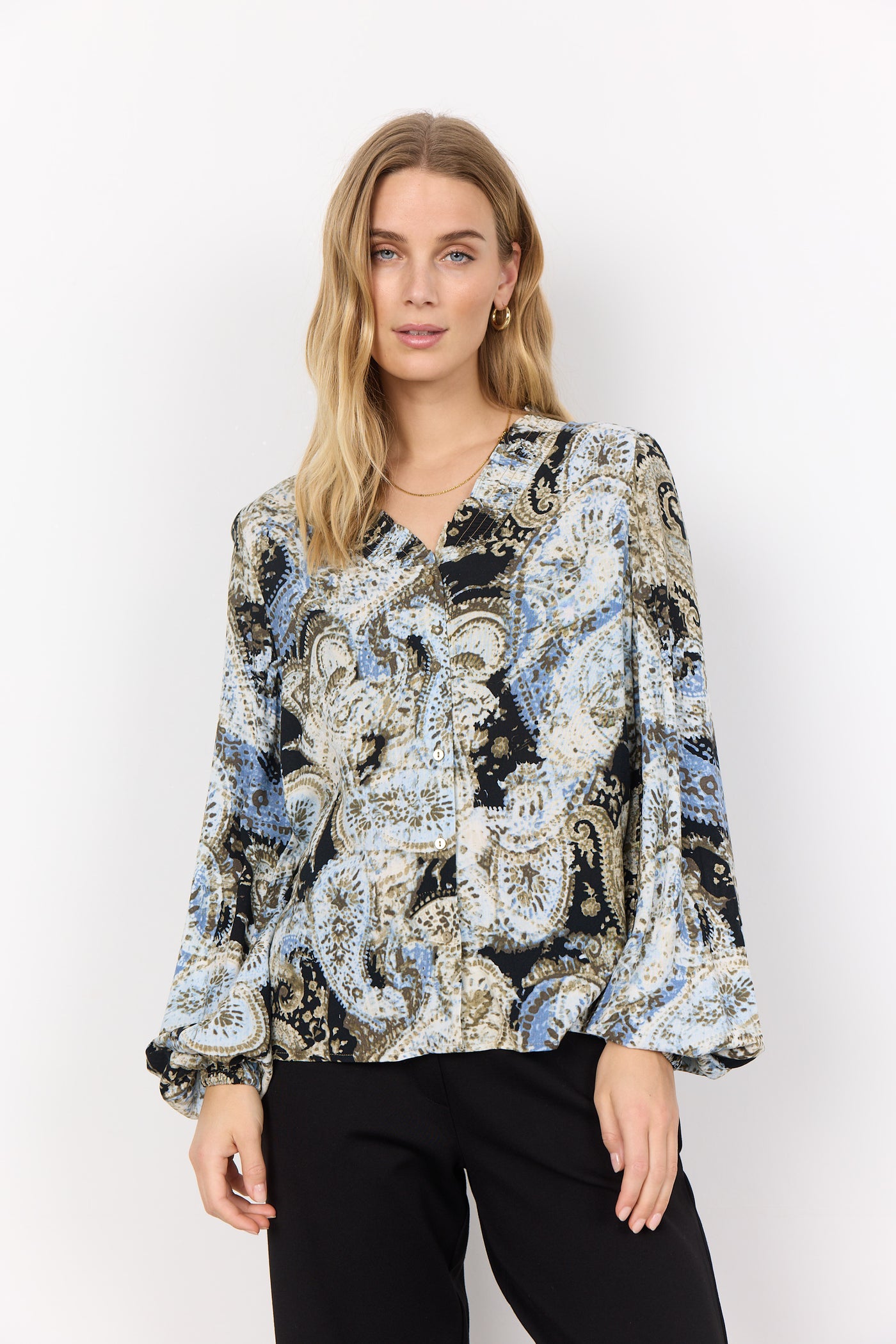 SC Ruffle Neck Nami Blouse