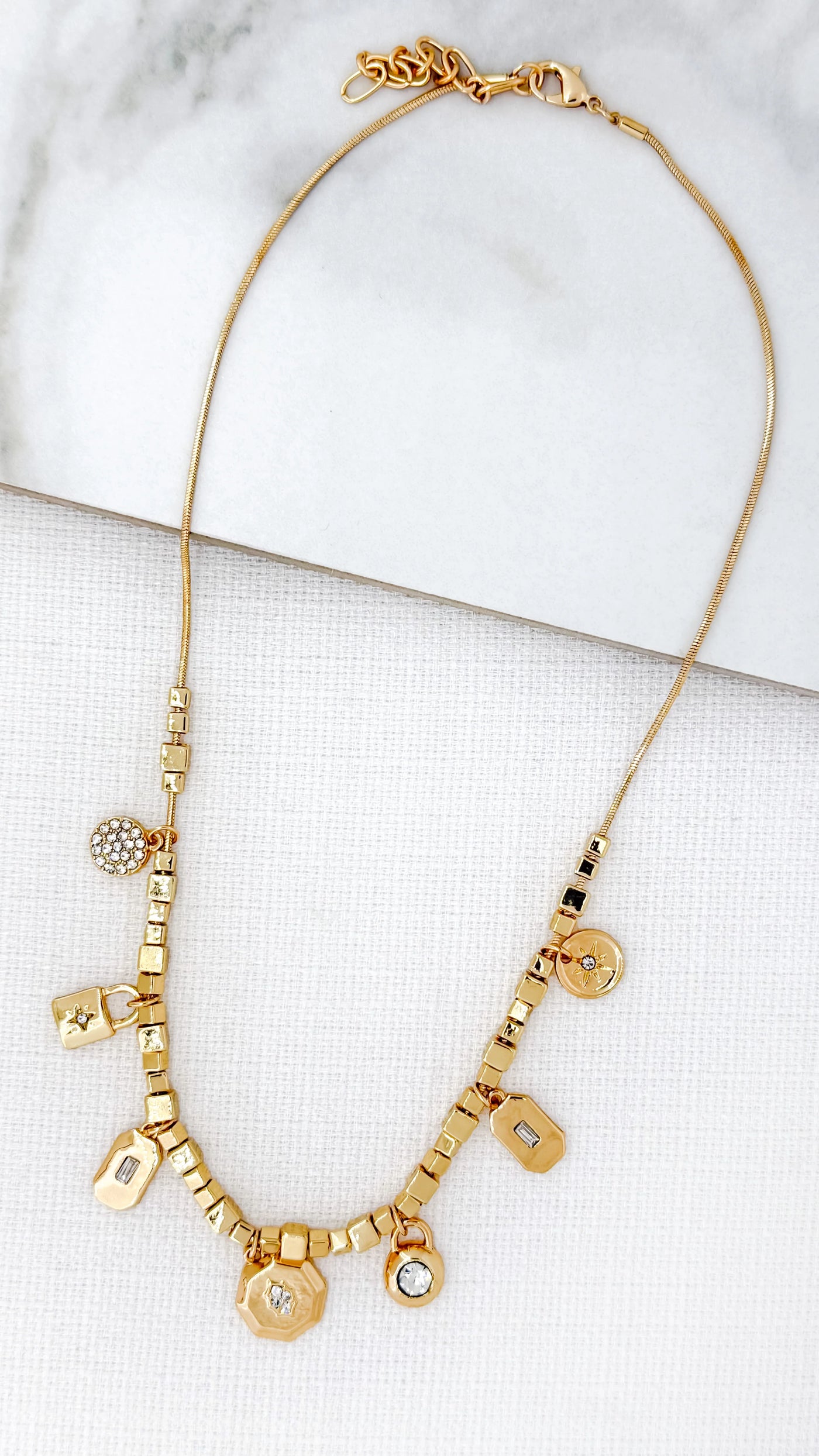 Gold Charm Necklace
