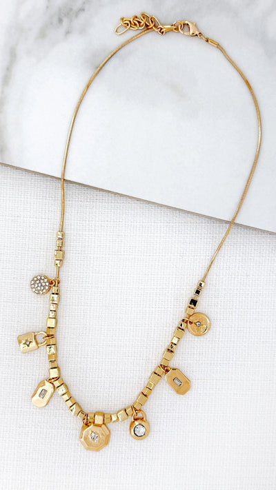 Gold Charm Necklace