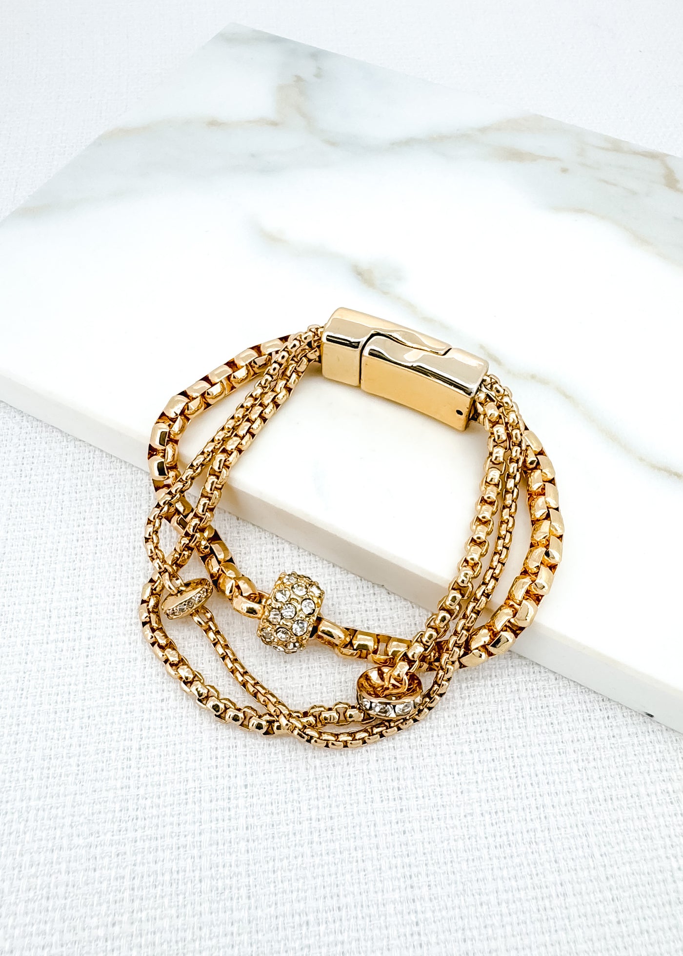 Gold Chain Magnet Bracelet