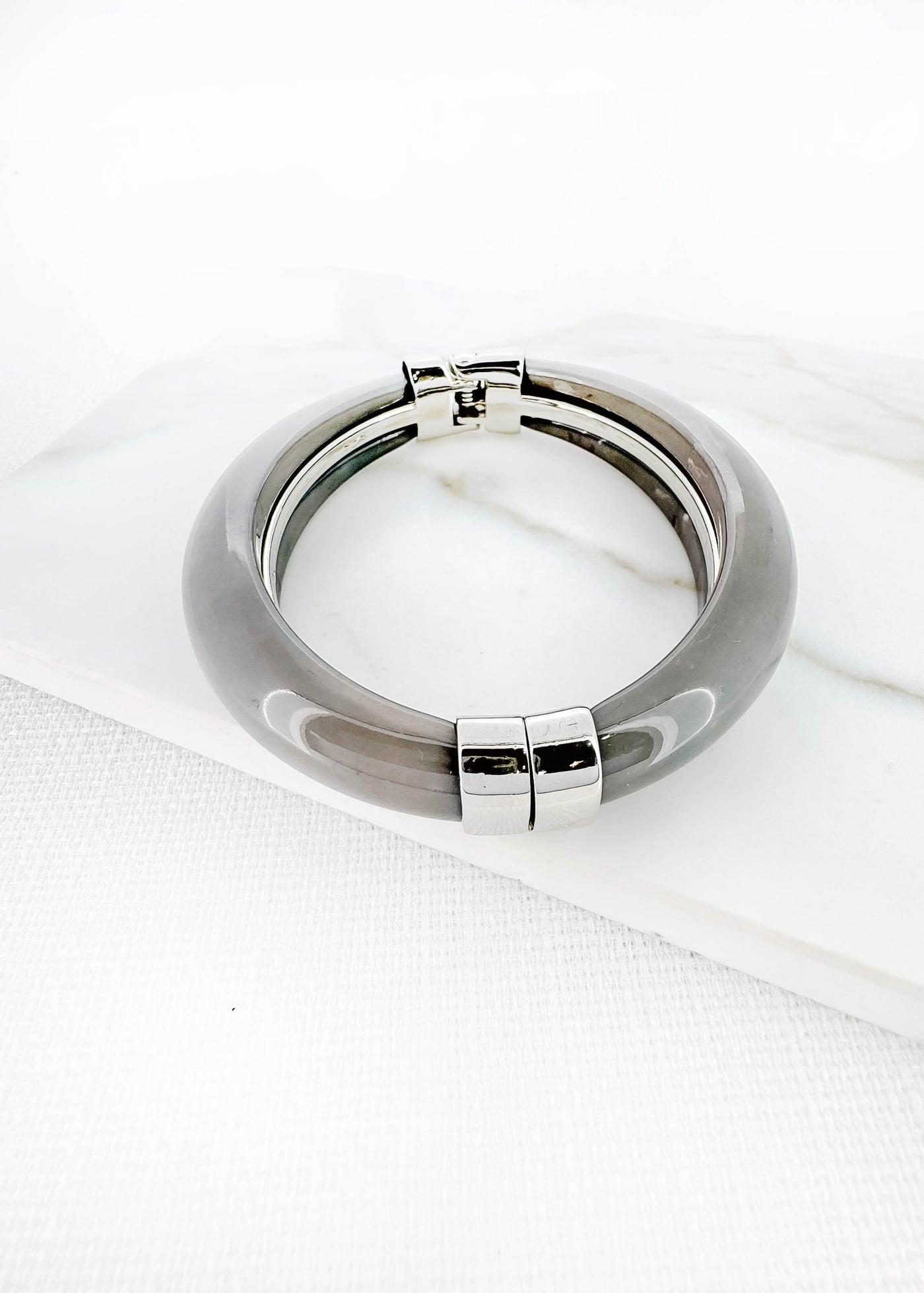 Grey & Silver Bangle