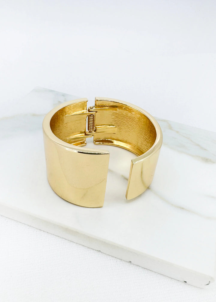 Gold Asymmetric Bangle