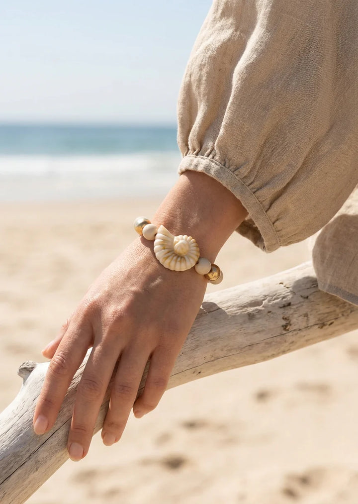 Neutral Fossil Bracelet