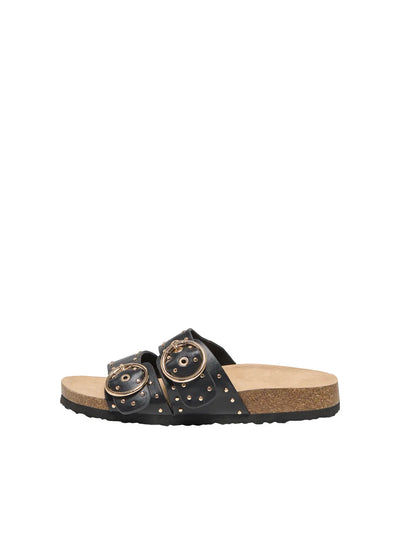 ONLY Black Studded Sandals