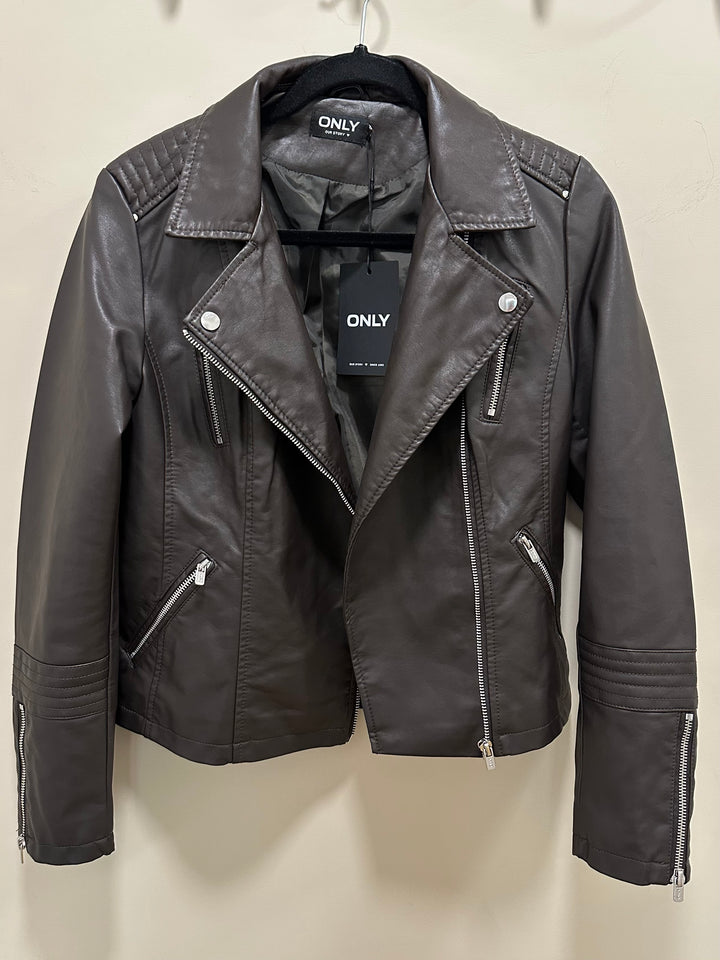 ONLY Chocolate Gemma Biker Jacket